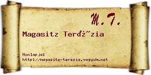 Magasitz Terézia névjegykártya